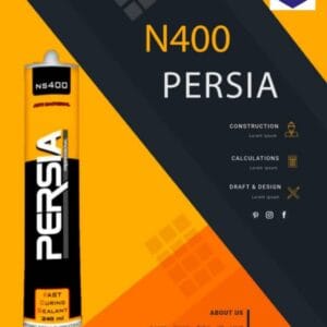 چسب سمیلار سیلیکون حاوی اکریلیک PERSIA N400 پرشیا (کارتن30عددی)