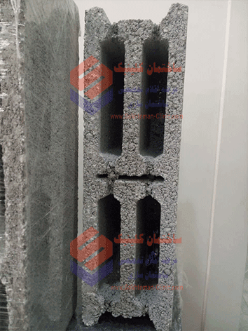 بلوک سیمانی سبک سه جداره عرض 15 (تمام اتوماتیک) استاندارد - تصویر 2