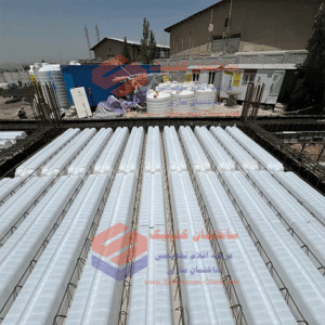 قالب جایگزین یونولیت ( لایت فرم ) عرض 46 جهت تیرچه پاشنه بتنی